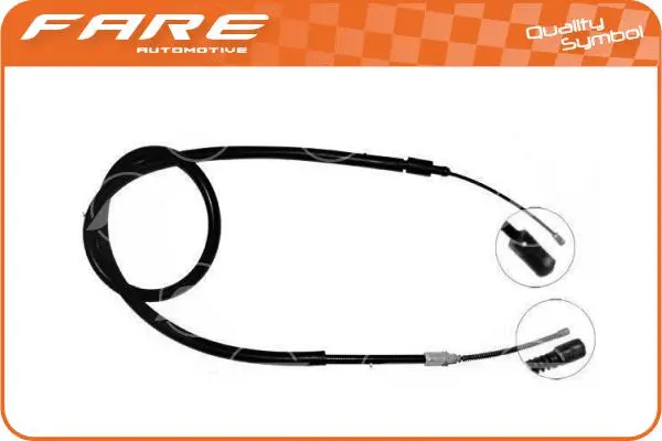 Cable Pull, parking brake (17501)
