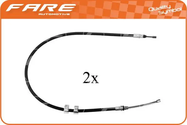 Cable Pull, parking brake (17988)