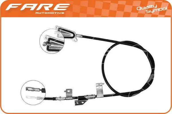Cable Pull, parking brake (18559)