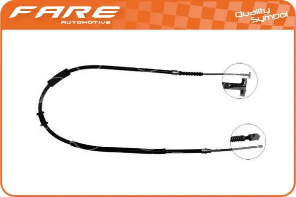 Cable Pull, parking brake (18030)