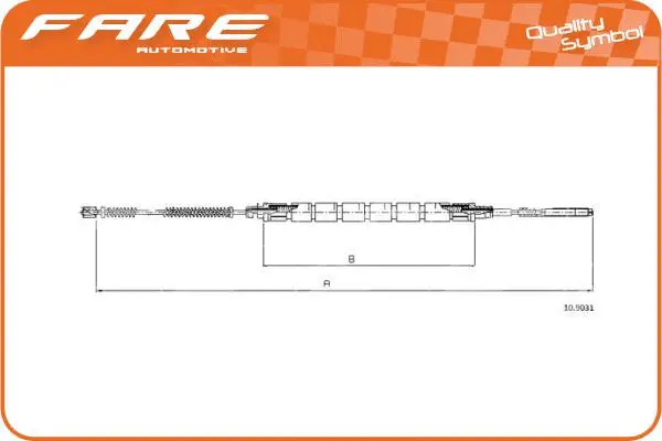 Cable Pull, parking brake (18952)