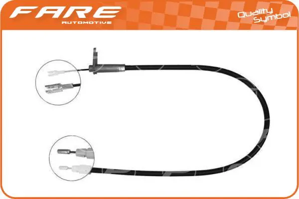 Cable Pull, parking brake (17937)