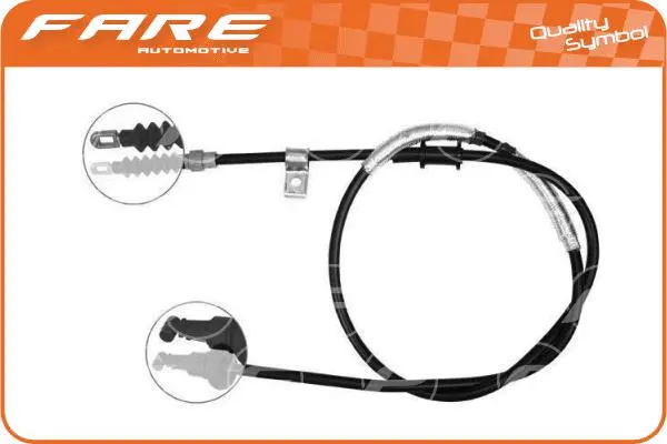Cable Pull, parking brake (19200)