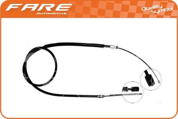 Cable Pull, parking brake (17555)
