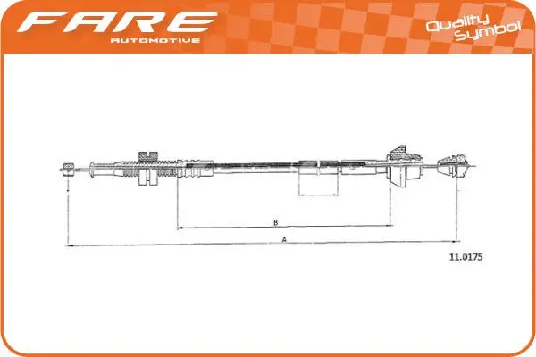 Accelerator Cable (25745)