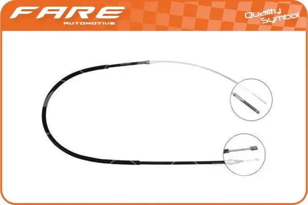 Cable Pull, parking brake (17539)