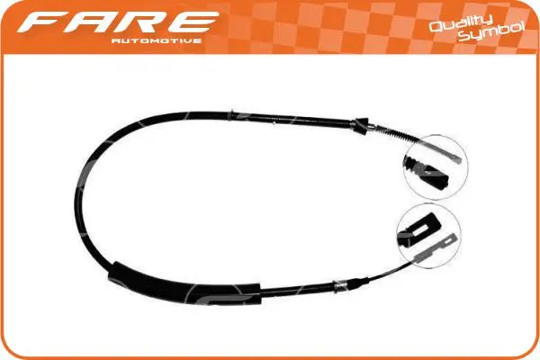 Cable Pull, parking brake (17734)