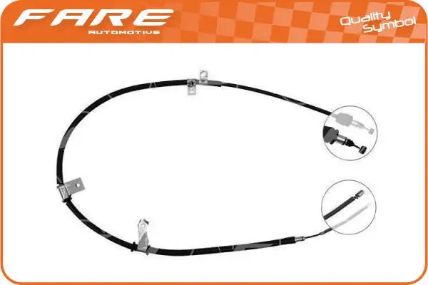 Cable Pull, parking brake (18348)