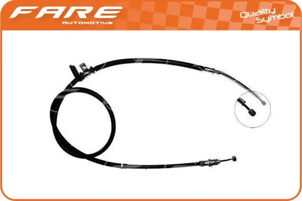 Cable Pull, parking brake (18490)