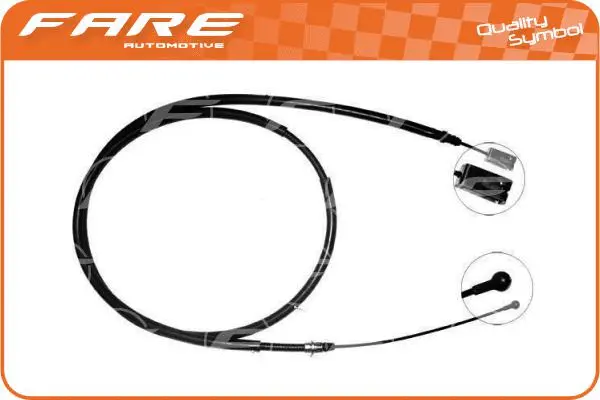 Cable Pull, parking brake (17847)