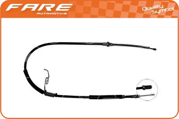 Cable Pull, parking brake (17524)