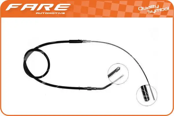 Cable Pull, parking brake (17774)