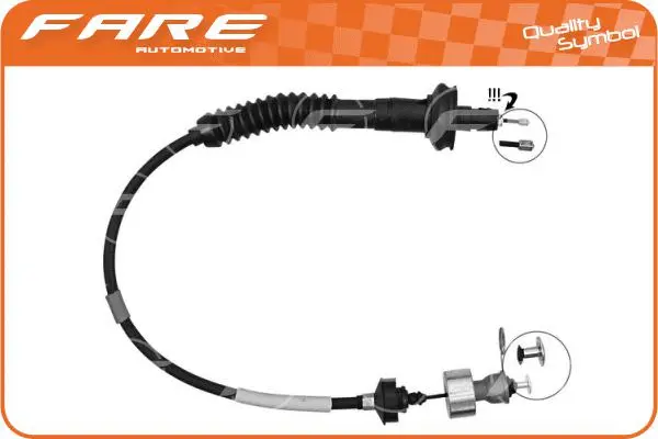 Cable Pull, clutch control (24251)