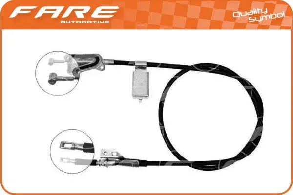 Cable Pull, parking brake (18560)