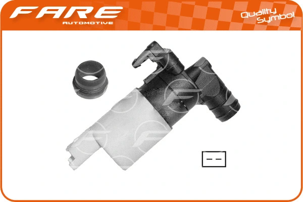 Washer Fluid Pump, window cleaning (9731)