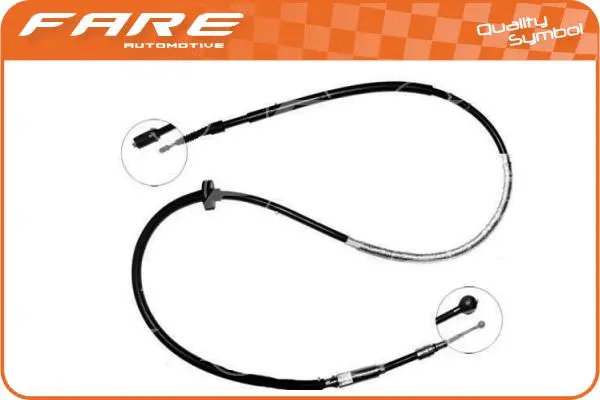 Cable Pull, parking brake (17731)