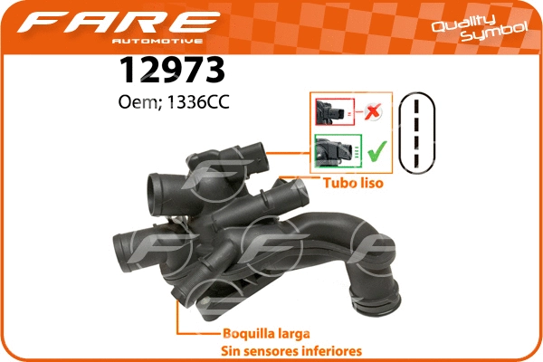 Thermostat, coolant (12973)
