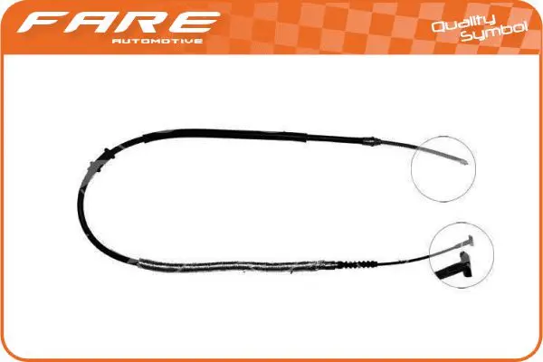 Cable Pull, parking brake (17679)
