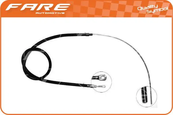 Cable Pull, parking brake (17582)
