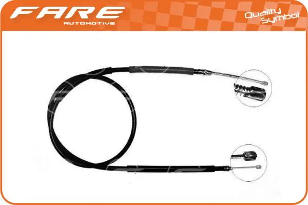 Cable Pull, parking brake (17670)
