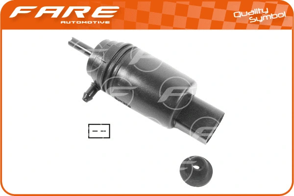 Washer Fluid Pump, window cleaning (9721)