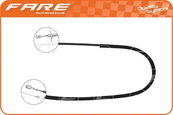 Cable Pull, parking brake (17928)
