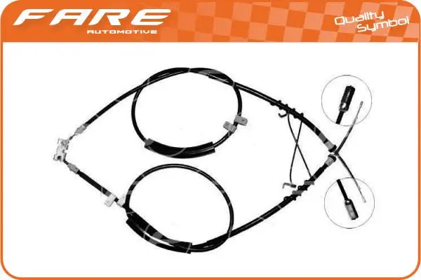 Cable Pull, parking brake (17549)