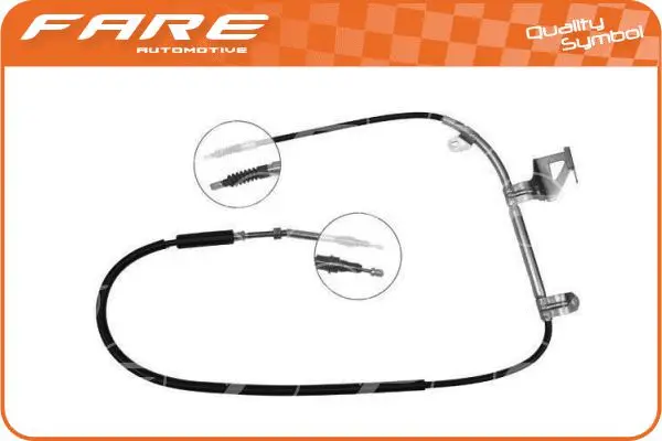 Cable Pull, parking brake (17736)
