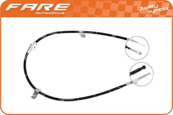 Cable Pull, parking brake (18534)