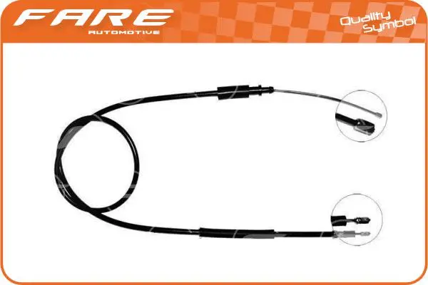 Cable Pull, parking brake (17820)