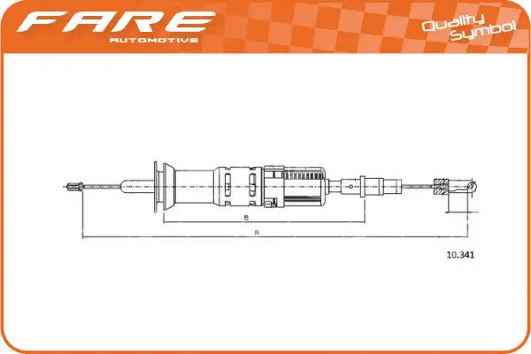 Cable Pull, clutch control (24908)