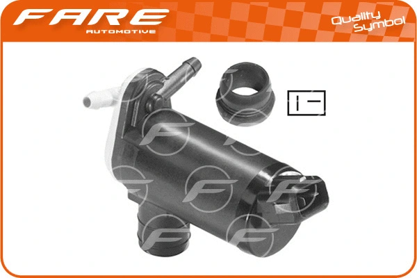Washer Fluid Pump, window cleaning (9726)