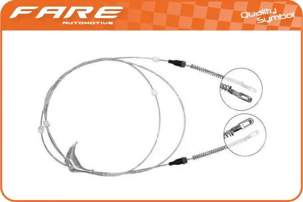 Cable Pull, parking brake (18606)
