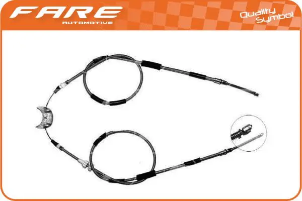 Cable Pull, parking brake (18181)