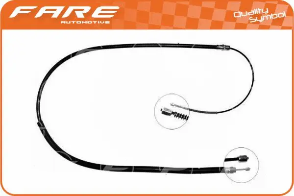 Cable Pull, parking brake (17633)