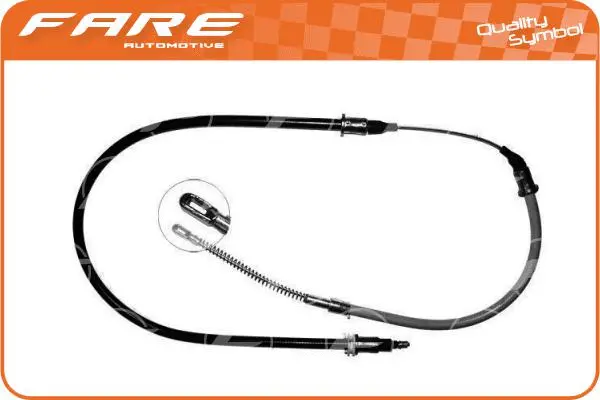 Cable Pull, parking brake (18593)