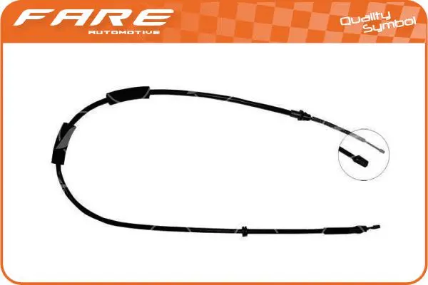 Cable Pull, parking brake (18209)
