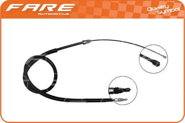 Cable Pull, parking brake (18861)