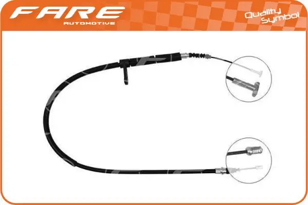 Cable Pull, parking brake (17557)