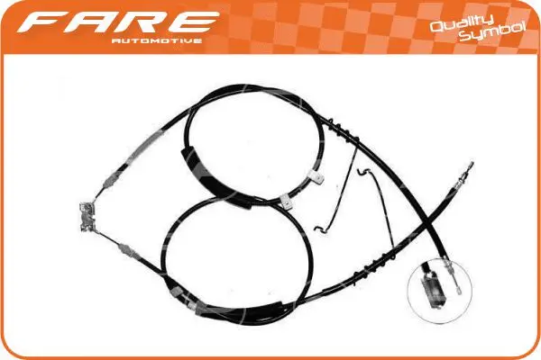 Cable Pull, parking brake (17587)