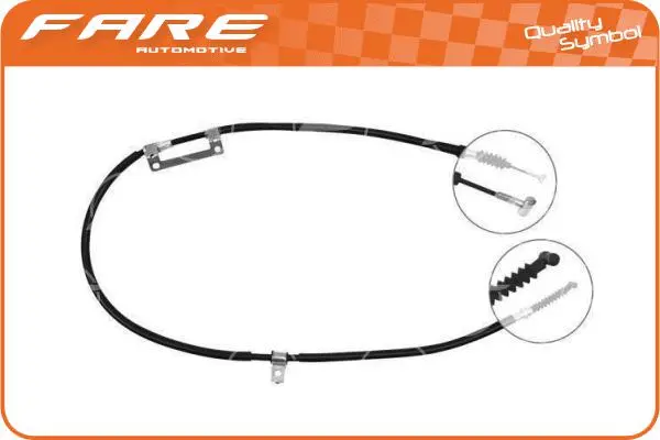 Cable Pull, parking brake (18449)