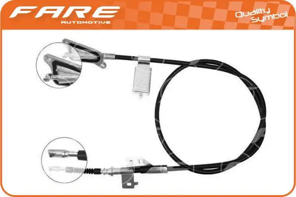 Cable Pull, parking brake (18562)