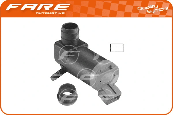 Washer Fluid Pump, window cleaning (9727)
