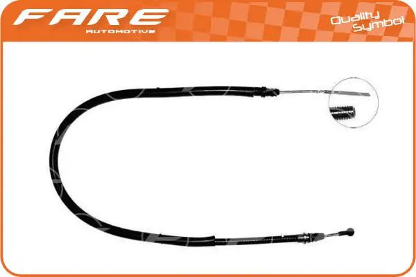 Cable Pull, parking brake (17848)