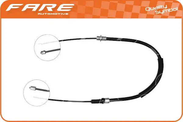 Cable Pull, parking brake (17469)
