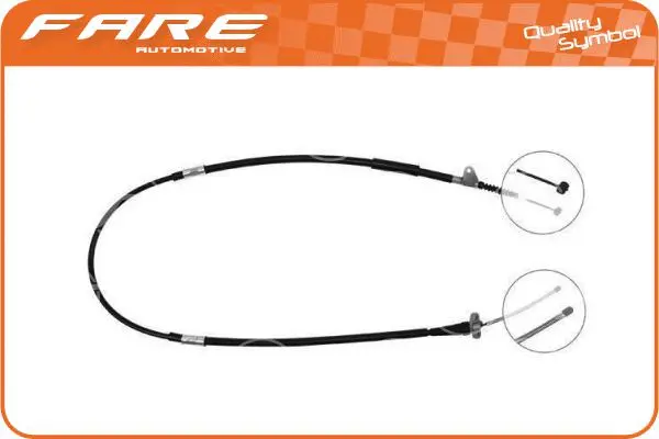 Cable Pull, parking brake (19061)