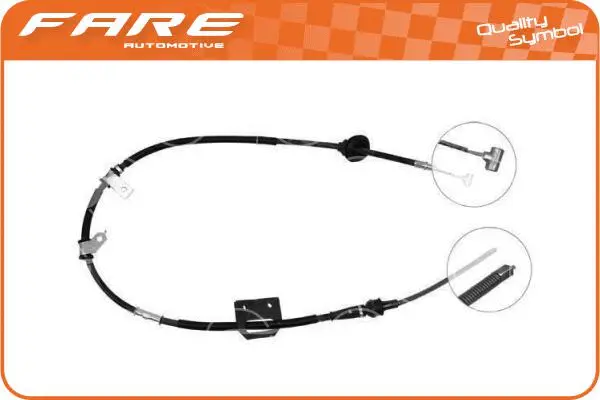 Cable Pull, parking brake (19002)