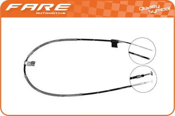 Cable Pull, parking brake (18107)