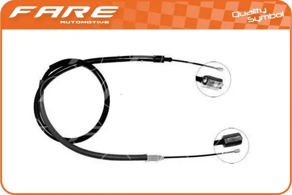 Cable Pull, parking brake (17837)