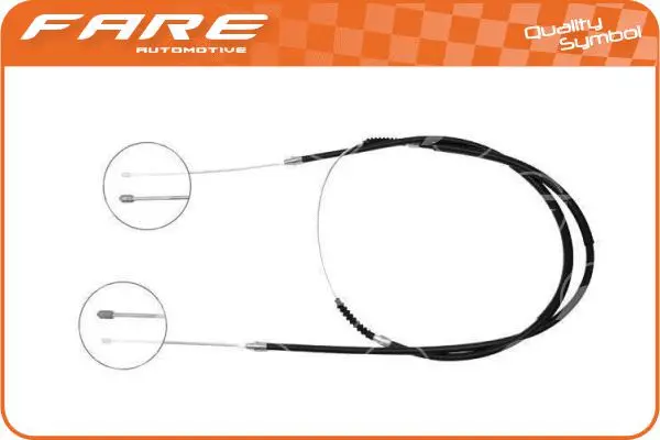 Cable Pull, parking brake (17589)